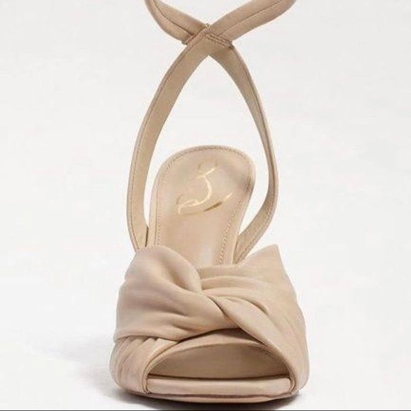 Sam Edelman nude leather lace up heels - Picture 3 of 5